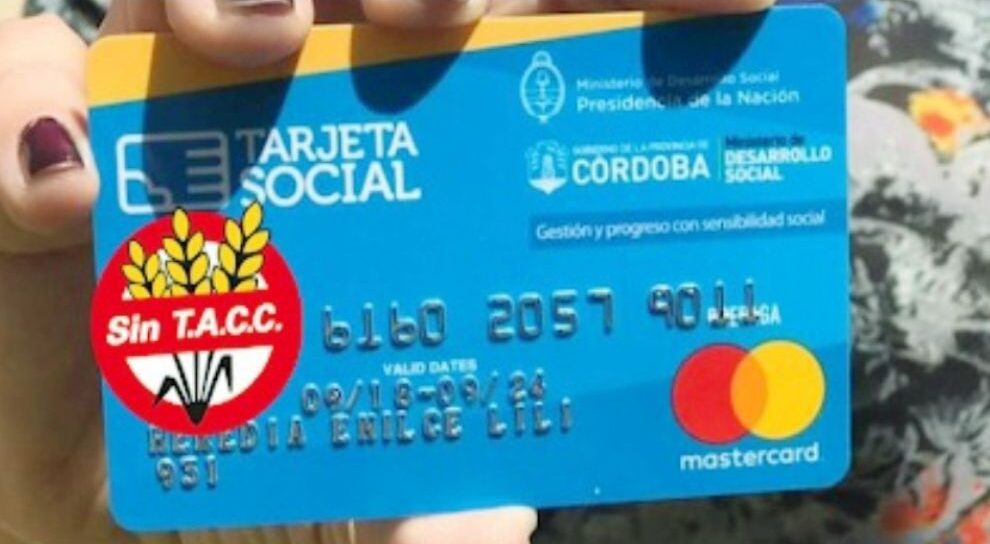 El mi rcoles 26 se acredita la Tarjeta Social para Celiacos en